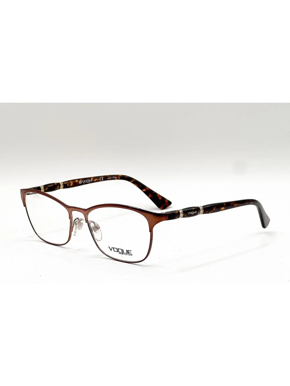 Vogue VO 3987-B 811 Brown Cat Eye Authentic Eyeglass Frames 52-16